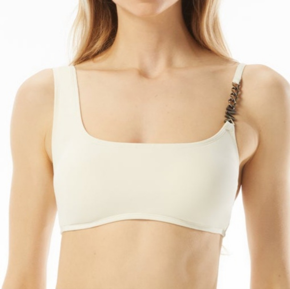 ✨️MICHAEL KORS BIKINI TOP OFF WHITE SIZE M